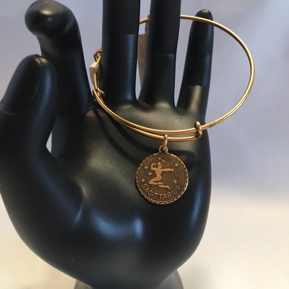 Alex & Ani Sagittarius Russian Gold Energy Bangle